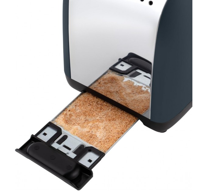 Тостер Russell Hobbs Colours Plus 1600Вт, подогрев, разморозка, металл, серый