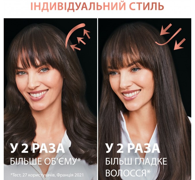 Фен-щітка Rowenta Ultimate Experience, 750Вт, 1 режими, іоніз-я, оберт.насадок, кераміка, чорний