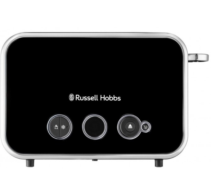 Тостер Russell Hobbs Distinctions 2-Slice 1670Вт, підігрів, розморожування, пластик, чорний