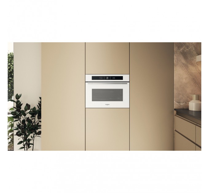 Духова шафа Whirlpool електрична компактна, 40л, дисплей, конвекція, ф-ція мікрохвиль, білий