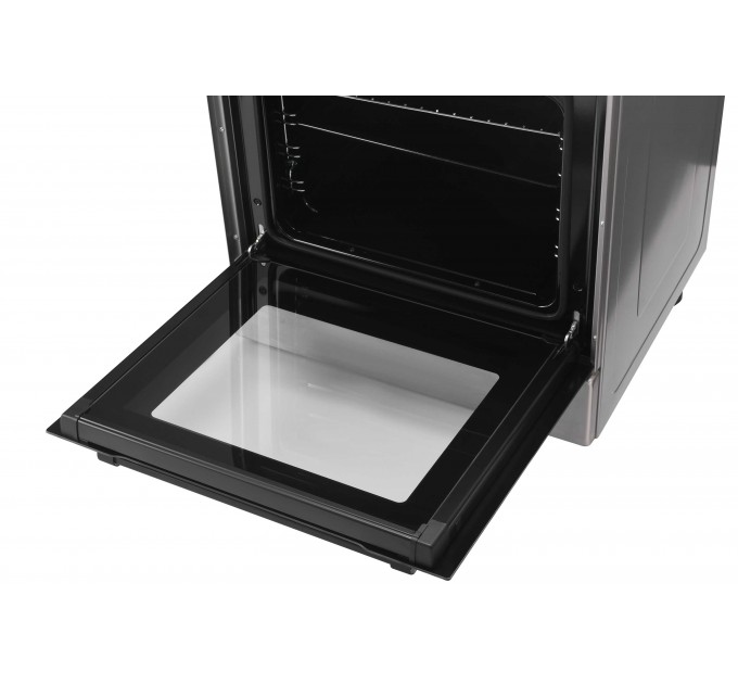 Плита ARDESTO комбі Elegance, 66л, 60x60см, конвекція, чавун, підсвічування, форсунки LPG (підключення газового балона), знімні направляючі, нерж