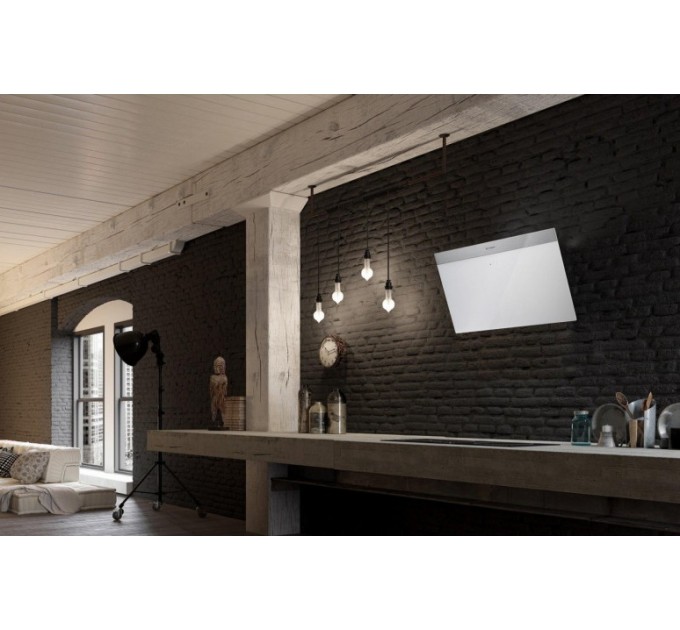 Вытяжка Faber наклонная, 80см, 1169м.куб/ч, Daisy Wh A80, белый