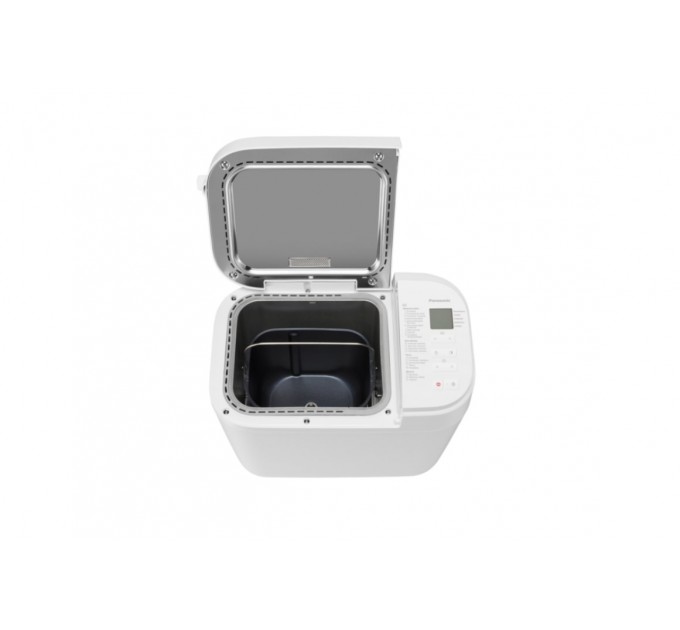 Хлебопечка Panasonic 550Вт, программ-21, макс.вес -1.25кг, форма-прямоугольник, пластик, белый