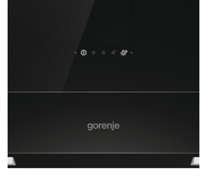 Витяжка Gorenje похила, 60см, 650м.куб/год, чорний