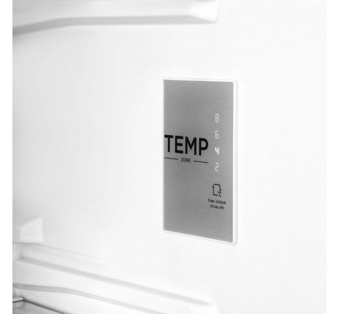 Холодильник ARDESTO вбуд. з нижн. мороз., 177x54.5x54, xолод.відд.-180л, мороз.відд.-68л, 2дв., А+, NF, door-on-door, білий