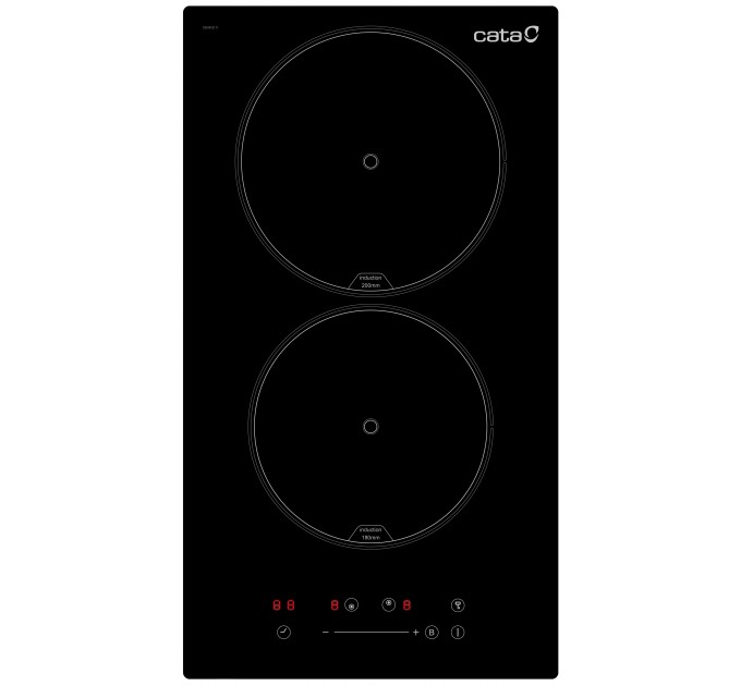 Варильна поверхня Cata індукційна, 30см, ISB 3102 BK, доміно, чорний