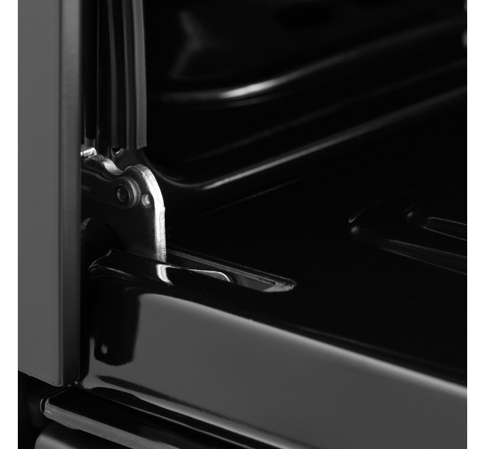 Плита ARDESTO газовая, 50л, 50x60см, электроподжиг, подсветка, термометр, кофе адаптер, откидной ящик, форсунки LPG (подключение газового баллона), черный