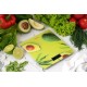 Весы ARDESTO кухонные Avocado, 5кг, AAAx2 в компл, стекло, многоцветный