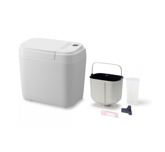 Хлебопечка Panasonic 550Вт, программ-21, макс.вес -1.25кг, форма-прямоугольник, пластик, белый
