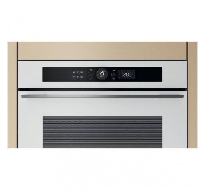 Духова шафа Whirlpool електрична компактна, 40л, дисплей, конвекція, ф-ція мікрохвиль, білий