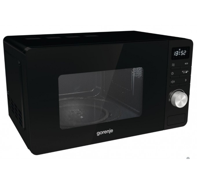 Микроволновая печь Gorenje, 20л, электр. управл., 800Вт, дисплей, черный