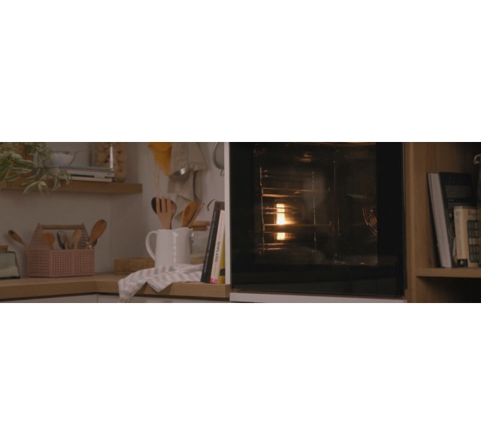 Духовой шкаф Gorenje электрический, 77л, A, пар, дисплей, макс.темпер.-300, белый