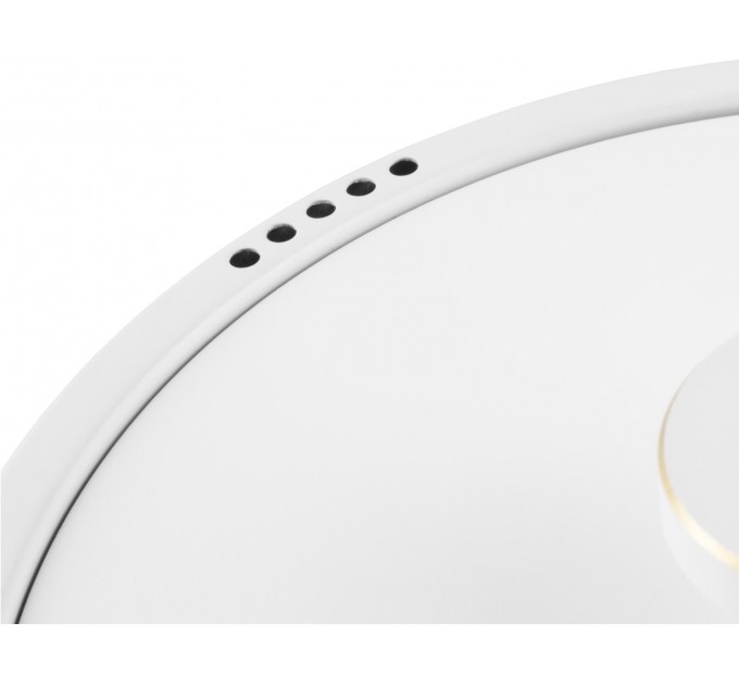 Електрочайник Catler 0.6л, Strix, заварник, нерж. сталь, підтримка температури, сенс. керув., білий