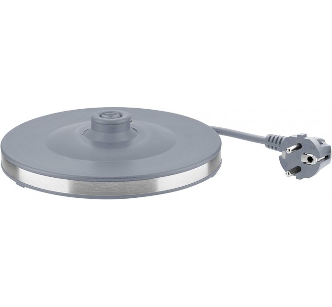 Электрочайник Amica 1.7л, пластик, серый