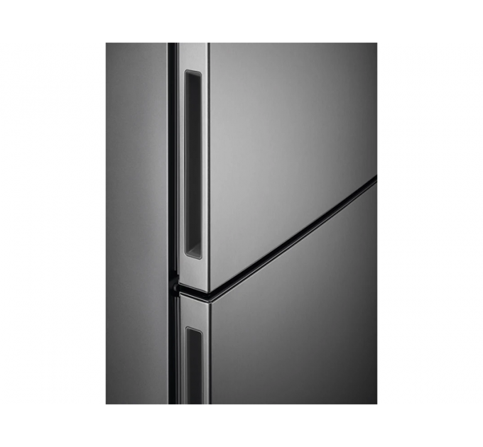 Холодильник Electrolux с нижн. мороз., 201x60х66, холод.отд.-266л, мороз.отд.-94л, 2дв., E, Combi, инв., диспл внутр., нерж