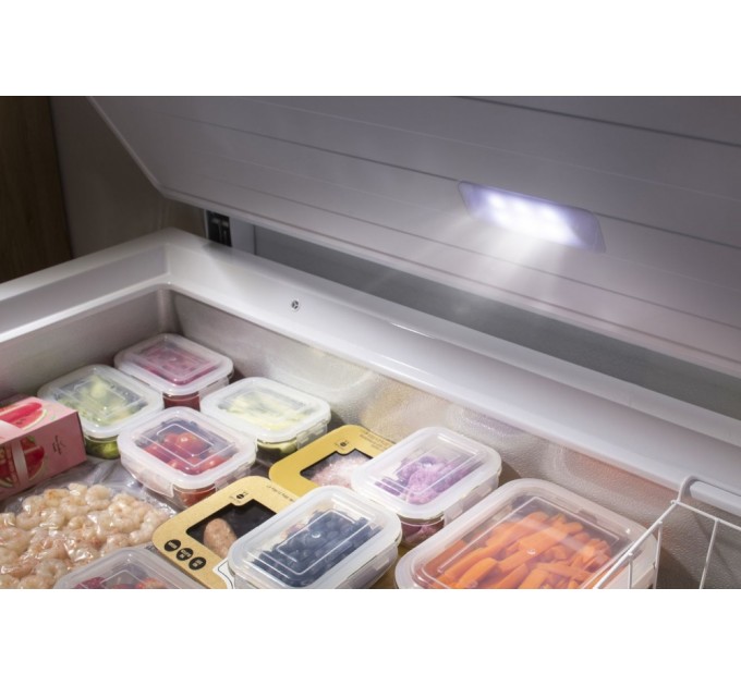 Морозильна скриня Gorenje, 297л, А+, ST, дисплей, білий