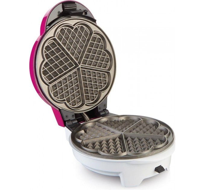 Мультимейкер Gorenje 700Вт, вафельниця, 2 пластины, тефлон, корпус-пластик, розовый