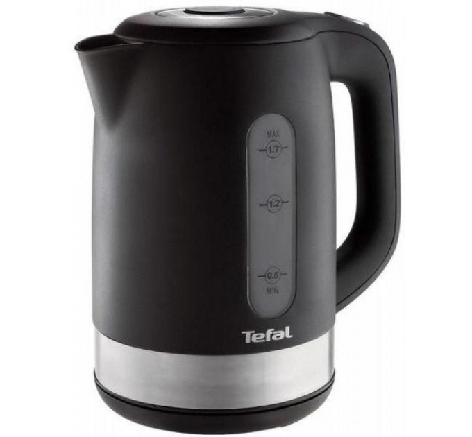 Электрочайник Tefal Snow 1.7л, Strix, пластик, серебристо-черный