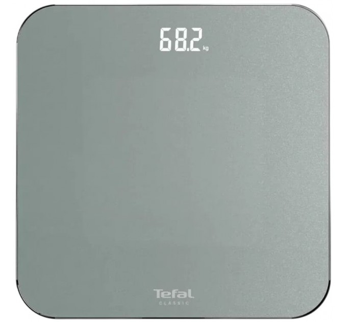 Весы Tefal напольные Classic, 180кг, AAAx3 в компл, стекло, серый