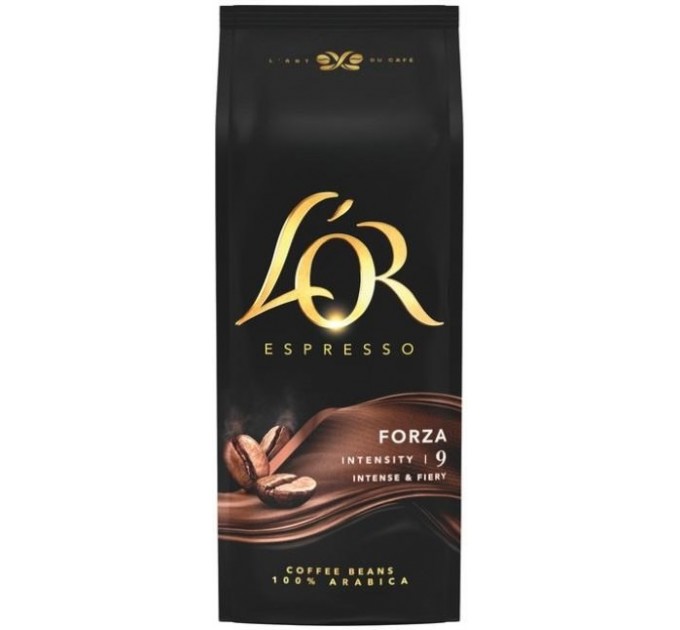 Кофе L`OR зерна, 1000г, Espresso Forza, арабика