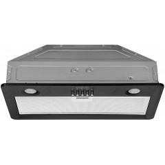 Вытяжка ARDESTO встраиваемая, 52см, 450м3ч, метал, 2х1Вт LED, кнопочное, черный