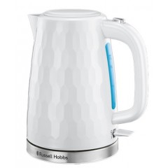 Электрочайник Russell Hobbs Honeycomb 1.7л, пластик, белый