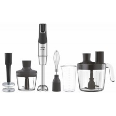 Блендер Tefal заглибний Infiny Force Pro, 1200Вт, 9в1, чаша-800мл, чопер-500мл, спіралайзер, турборежим, чорний