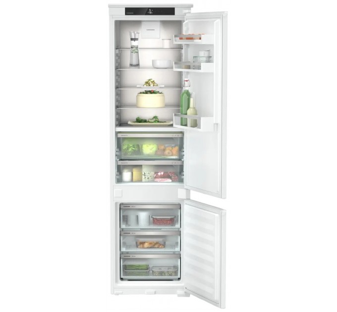 Холодильник Liebherr встраиваемый с нижн. мороз., 193.8x54.1х54.5, холод.отд.-202л, мороз.отд.-70л, 2дв., D, NF, диспл внутр., BioFresh, белый