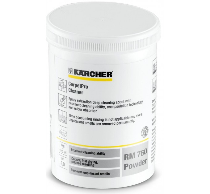 Порошковое средство для чистки ковров Karcher RM 760 CarpetPro, 0.8кг