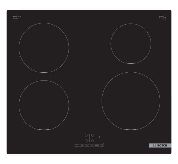 Варочная поверхность Bosch индукционная, 60см, черный