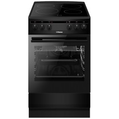 Плита Hansa электрическая стеклокерамическая, 50х60см, 65л, черный