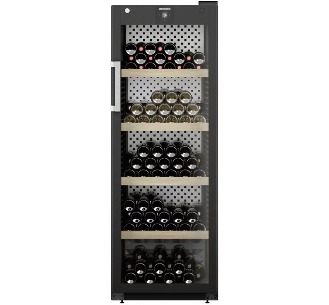 Холодильник Liebherr для вина, 168.4x60х76.3, полок - 5, зон - 1, бут-196, ST, дисплей, черный