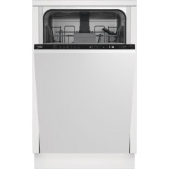 Посудомоечная машина Beko встраиваемая, 10компл., A++, 45см, дисплей, белый