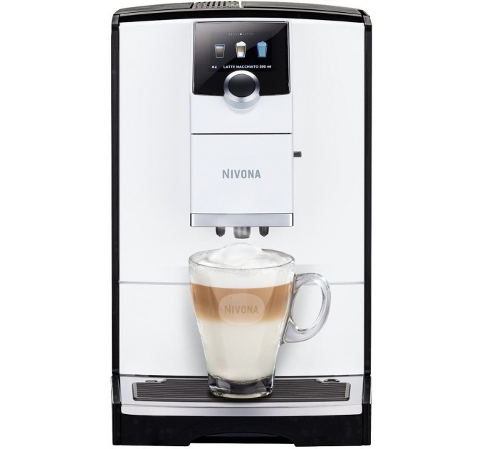 Кавомашина NIVONA CafeRomatica 2.2л, зерно + мелена, автомат.капучинатор, авторецептів - 7, сріблястий