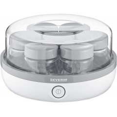 Йогуртниця Severin 13Вт, пластик, біло-сірий