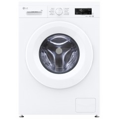 Пральна машина LG фронтальна, 7кг, 1200, A, 44см, дисплей, пара, інвертор, білий
