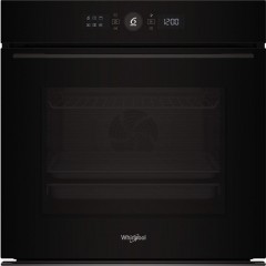 Духова шафа Whirlpool електрична, 73л, A+, дисплей, конвекція, телескопічні напрямні, чорний