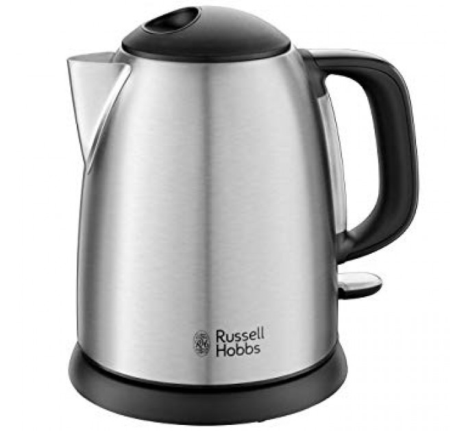 Электрочайник Russell Hobbs Adventure, 1л, металл, серебристо-черный