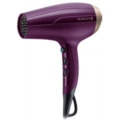 Фен Remington Your Style, 2300Вт, режимов-3, дифузор, насадка для прикорневого обьема, иониз-я, хол. обдув, фиолетовый