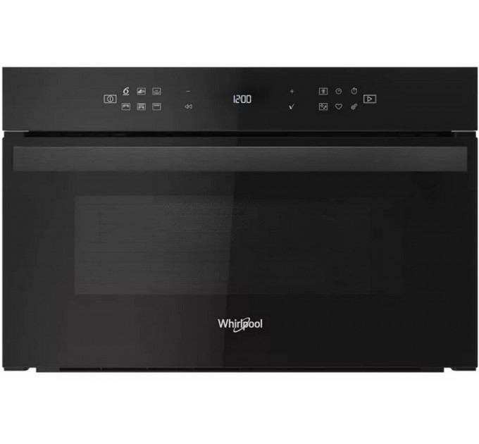 Мікрохвильова піч Whirlpool вбудована, 31л, електронне упр., 1000Вт, гриль, дисплей, чорний