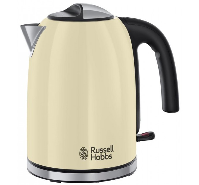 Электрочайник Russell Hobbs Colours Plus Classic 1.7л, металл, бежево-черный