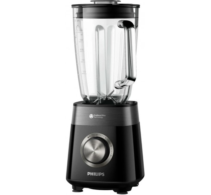 Блендер PHILIPS стационарный Series 5000, 1200Вт, чаша-2000мл, стекло, черный