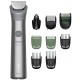Триммер Philips Series 5000 для тела и интимных зон , акум., насадок-9, сталь, серый