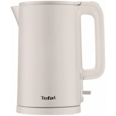 Электрочайник Tefal Thermo Protect, 1.5л, пластик, бежевый