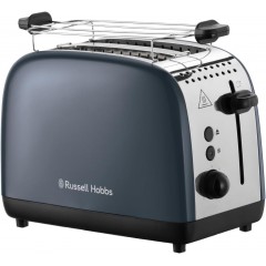 Тостер Russell Hobbs Colours Plus 1600Вт, подогрев, разморозка, металл, серый