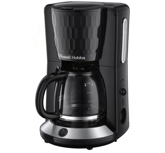 Кофеварка Russell Hobbs капельная Honeycomb 1.25л, молотый, черный