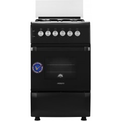 Плита ARDESTO газовая, 50л, 50x60см, электроподжиг, подсветка, термометр, кофе адаптер, откидной ящик, форсунки LPG (подключение газового баллона), черный