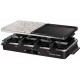 Гриль Russell Hobbs раклетница Multi Raclette 3in1, 1400Вт, 8 сковородок, нерж.сталь, черный