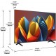 Телевизор 55" Hisense 55E7NQ (QLED, 4K Ultra HD, Smart TV, VIDAA, Dolby Vision)