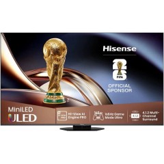 Телевізор 55" Hisense 55U8Q (Mini-LED, QLED, 4K Ultra HD, 144Hz, Google TV)